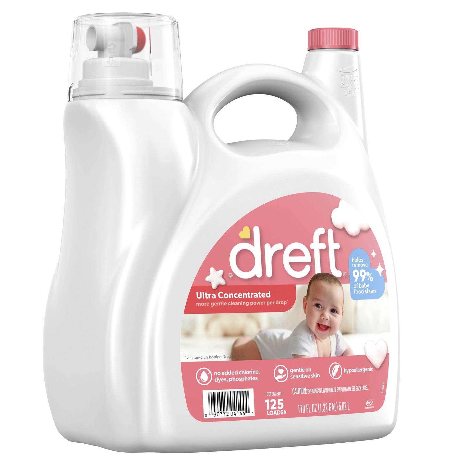 Dreft Ultra Concentrated Liquid Baby Laundry Detergent Home Office