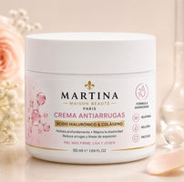 Creme Antirrugas MARTINA — Ácido Hialurónico & Colagénio